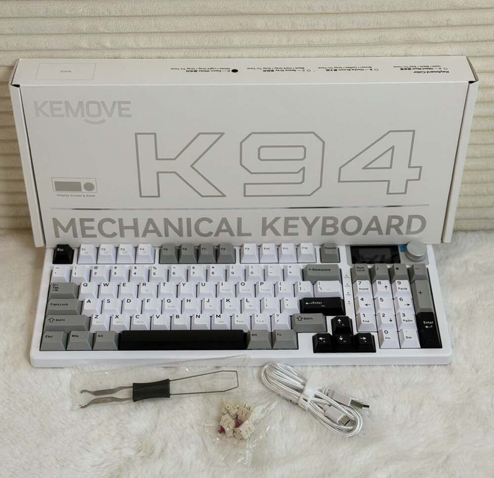 KEMOVE K94 Tri-Mode Mechanical Keyboard Hot Swappable RGB Battery